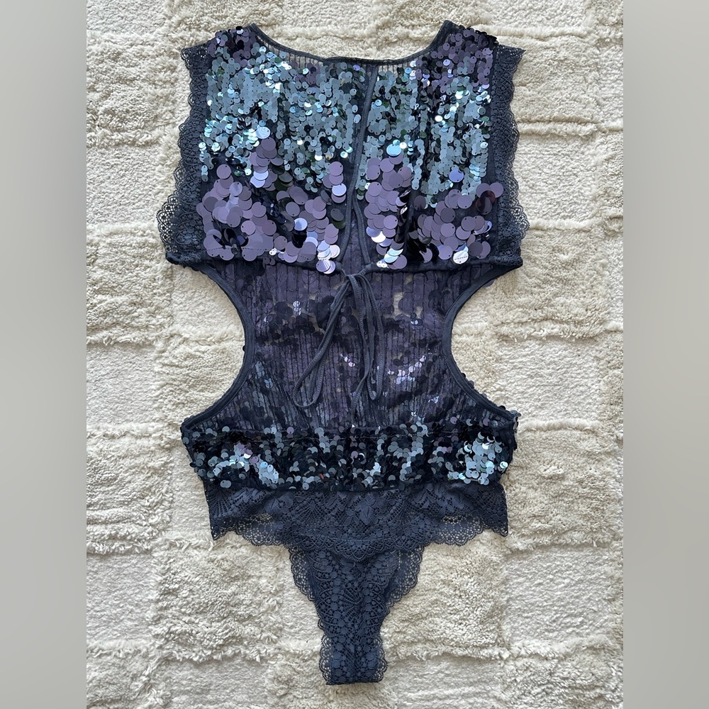 Free People Main Character Bodysuit in Night - Picture 8 of 10
